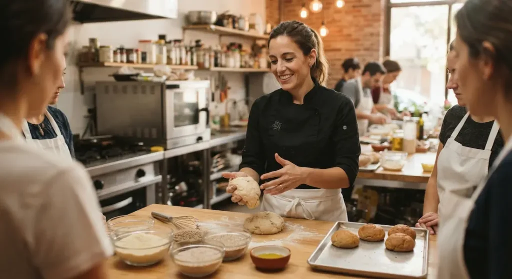 Taller de cocina saludable keto en Cordoba dictado por la chef Romina Hernandez en el restaurante ConVida