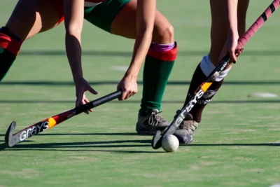 Jugadores compitiendo en el Campeonato Argentino de Hockey Córdoba 2026