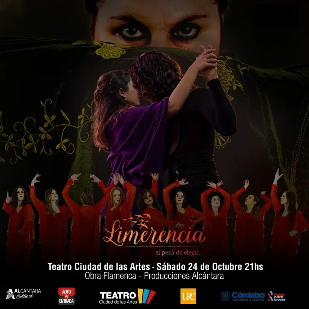 Obra de danza flamenca Limerencia en el Teatro Ciudad de las Artes Córdoba