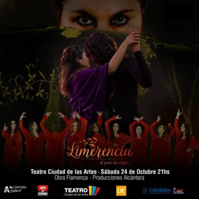 Obra de danza flamenca Limerencia en el Teatro Ciudad de las Artes Córdoba